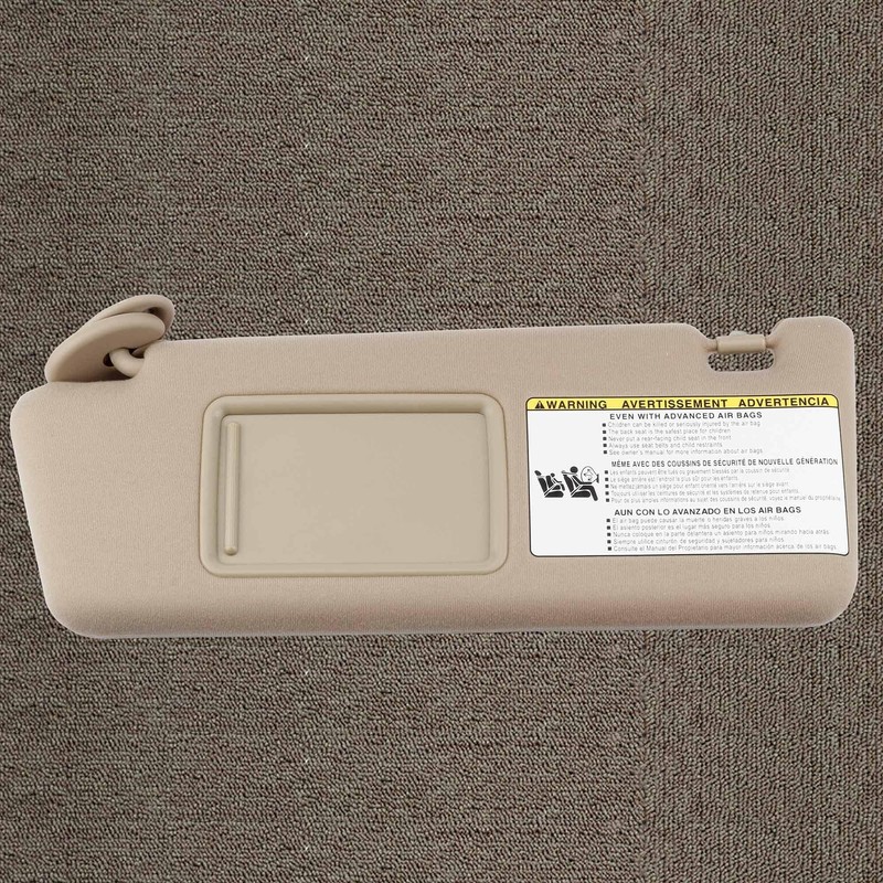 Dasbecan Left Driver Side Sun Visor Compatible with Toyota Tacoma