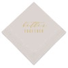 Weddingstar - Servilletas de cóctel (3 capas, doradas), color gris