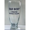 Cristar "Dad Bod? I Prefer Father Figure”. Glass Goblet, 14.5
