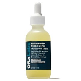 5 Niacinamide (Vitamin B3)  Retinol Serum (LARGE 2 oz bottle) - Ultimate Anti-Aging Wrinkle Reducing Treatment - Fights Acne Breakouts and Fades...   