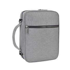 NGIL Canvas Bible Cover, Large Organizer for Men/Women, Book Church Cover Bible with Handle and Cross Bookmark Set (Grey)