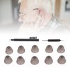 10pcs Sound Aid Replacement Domes Double Layers Sound Amplifier Earbud