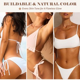 Jitesy Jitesy Self Tanning Drops, Sunless Bronzing Tanner for Face & Body, Moisturizing Tanner for All Skin Types and Tones, Natural Sun-Kissed | Bronzer Glow, 1 Fl Oz