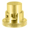 SPARES2GO Cooker Hose Blanking Plug 1/2" BS669 Standard Brass Bayonet