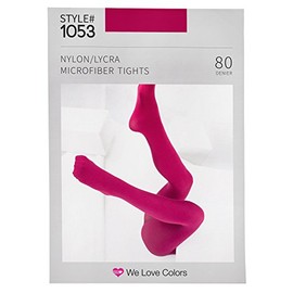 we Love Colors Soft and Opaque Microfiber Tights - Fuchsia - S/M