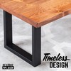 PIPE DECOR Coffee Table Legs 12 Inch - Metal Legs