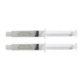 Teeth Whitening Gel Syringe Dispensers 35% Carbamide Peroxide, Tooth Bleaching Gel Multiple Quantities Available and Size Available (10 ml, 2)