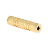 SatelliteSale Auxiliary 3.5mm Jack Stereo Female to Female Extension Gold