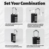 SISAV Combination Lock,4 Digit Gym Combination Padlock for School Lockers,Toolbox,Fence