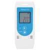 LOCADENCE Temperature Humidity Data Logger, Reusable LCD Digital Temperature Recorder,