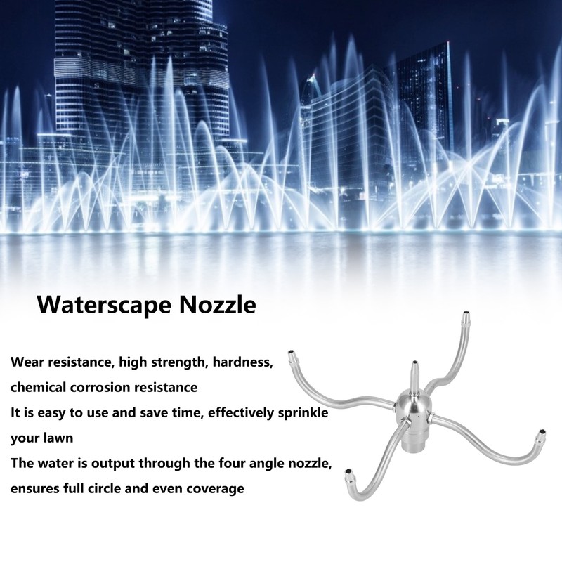 DN25 G1 Female Thread Waterscape Rotating Nozzle Stainless Steel 4