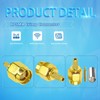 10pcs RP SMA Crimp Connector, RP-SMA Male Plug Crimp Straight