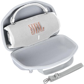 Lebakort Hard Case Compatible with JBL Charge 6 Waterproof Speaker (White Case)