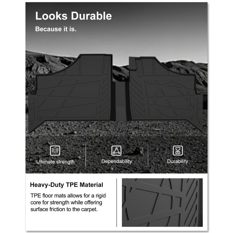 KIWI MASTER Floor Mats for 2022-2026 Polaris Ranger SP 570/