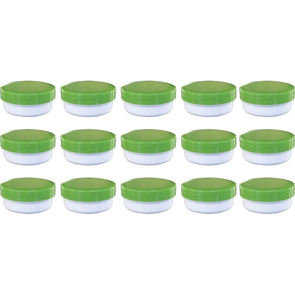 15 ointment containers, cream containers, flat ointment jar, 12 ml