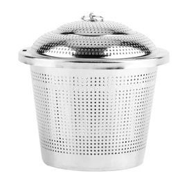 Bolas de condimento de acero inoxidable, bolsa de condimentos de cocina, colador de filtro de especias, infusor de colador de té, accesorios para utensilios de cocina(L)