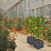 Sumloty 2 Pack Raised Garden Bed Planter Box with Trellis,