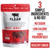 Clean Jerky Co. Old Fashioned Dry Zero Sugar Beef Jerky
