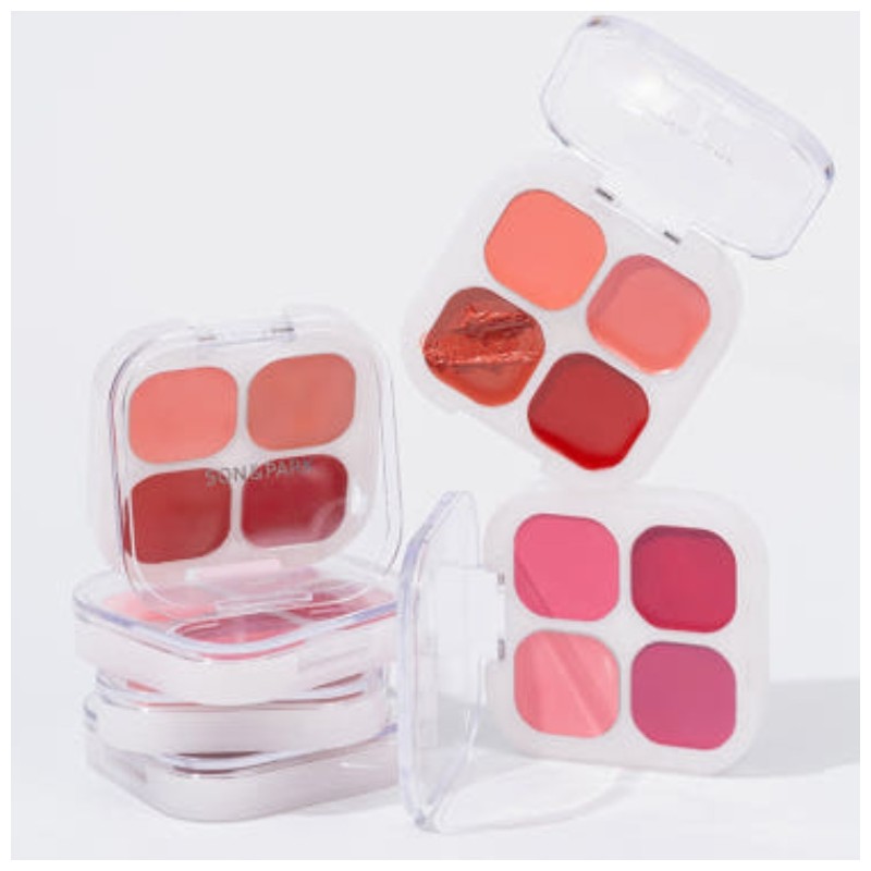 SON&PARK Glow Layring Lip & Cheek Palette 4g, Shade:02 Cool