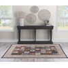 Linon Home Decor Products Honora Dillon Black/Ivory 6'7" x 9'7"