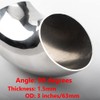 OSIDU 3 Inch 90° Mandrel Bend Elbow, SS304 Stainless Steel