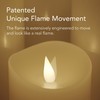 Softflame Flameless Candle - 6"x 8"Ivory - Flickering Moving Flame