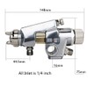 VALIANTOIN Automatic Spray Gun, Heavy Duty Pneumatic Pressure Feed Paint