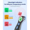 femometer Forehead Thermometer for Adults Kids, No-Touch Infrared LCD Display