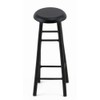 Dollhouse Miniature 3 Inch Bar Stool (Black)