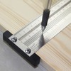 Ultra Precision Marking Ruler Stainless Steel Woodworking Scribing Ruler Gauging