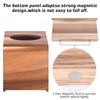 KYDIFS Tissue Box Cover Square, Acacia Wood Tissue Box Holder