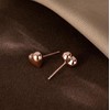 Heart Earrings Studs for Women Teens Hollow Sweet Love Studs