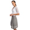 MarJo Fiona Women's Costume Skirt Grey 34, gray