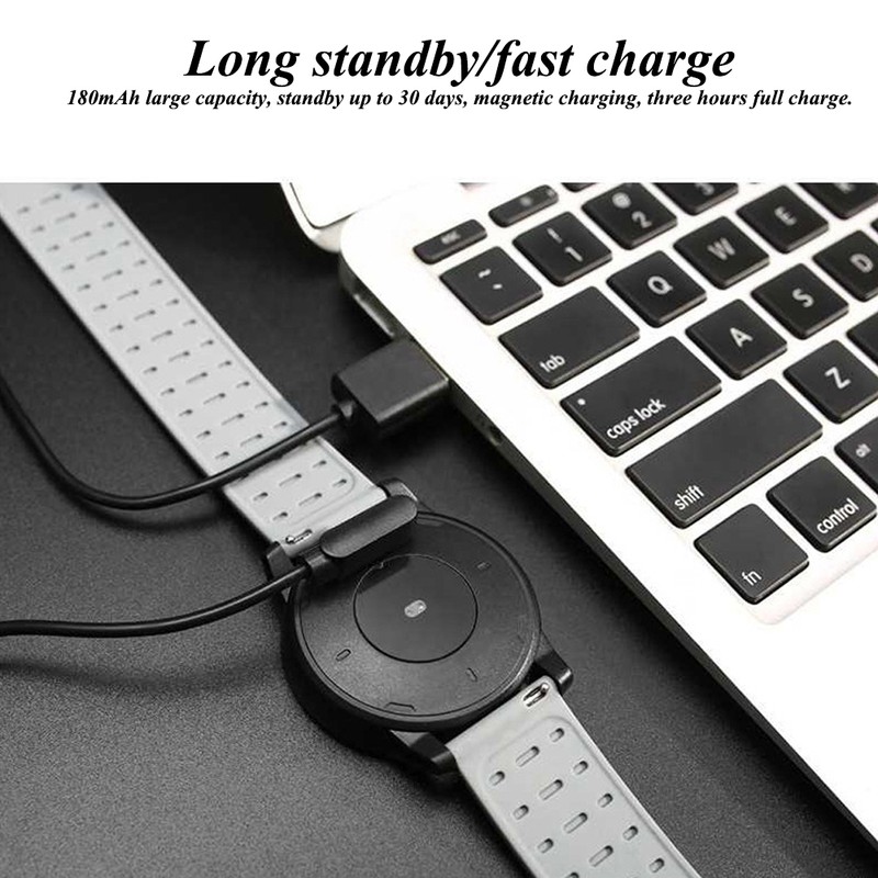 SUNROAD Heart Rate Monitoring Blood Pressure Waterproof Smart Sports WatchBlack