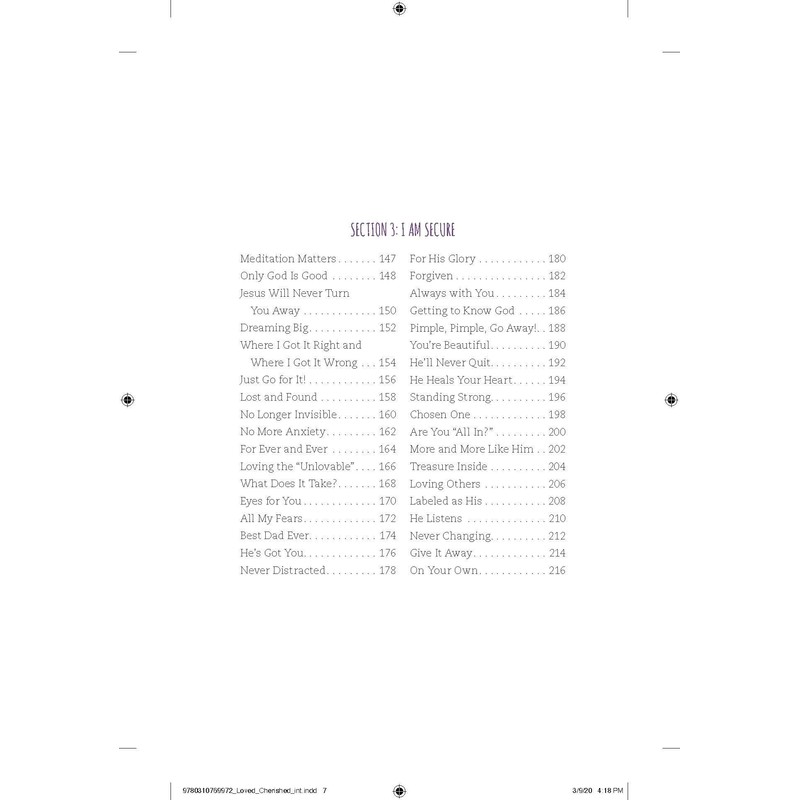 Loved and Cherished: 100 Devotions for Girls