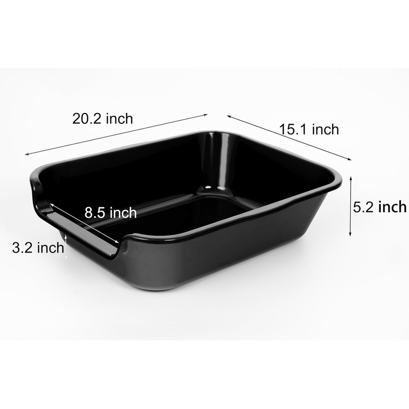 Blaucasa 1 Pack Extra Large Dog Litter Box Pan Tray