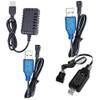 RC Car Battery Charger Set (4 -Models) - Includes 3.7V