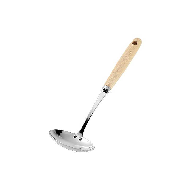 Shimomura Industries Nabe-Tomo Tabletop Wooden Handle Ladle NBT-201