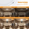 Rodalims Rechargeable Ceiling Light, No Wiring Battery Operated Ceiling Lights