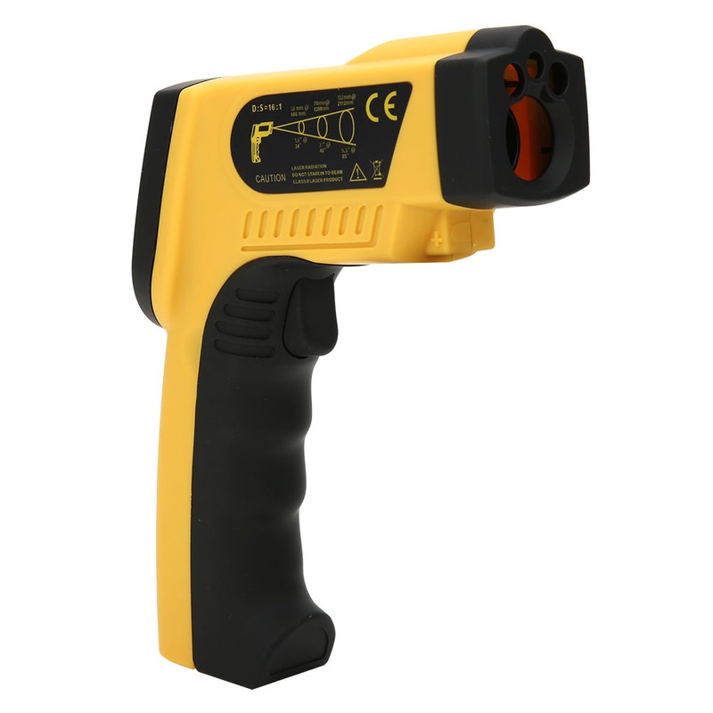HP1300 Handheld NonContact Digital Infrared IR Thermometer Temperature Tester 501300℃(582372℉)