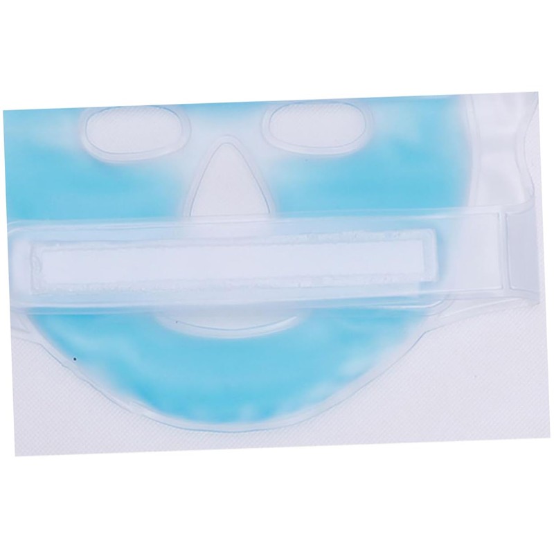 Outanaya 1pc Gel Cold and Hot Compress Mask PVC Face