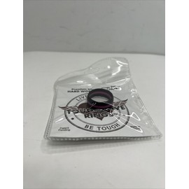Tough Love Rings BLACK/THIN PURPLE LINE - TOUGH LOVE Silicone Wedding Ring - Size 10