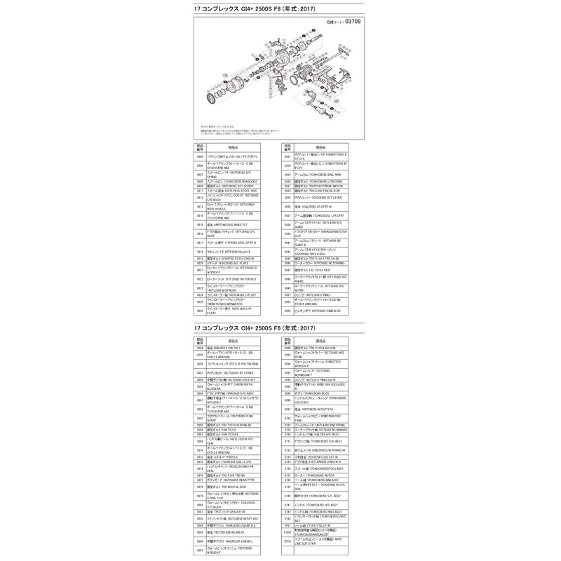 Genuine Part 17 Complex CI4+ 2500S F6 Handle Set Part