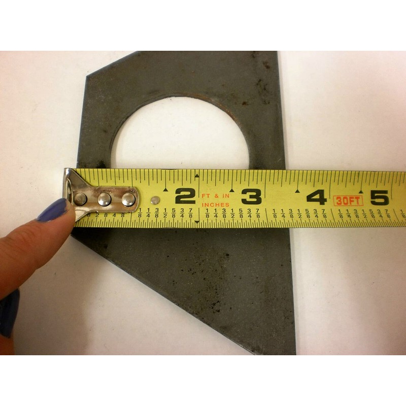 NOOTO BSP-2 2" Weld on Support Plate fit for Trailer