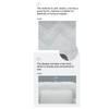 Full Body Bath Pillow - Bath Mattress Cushion with Adjustable
