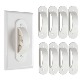 Lisol Wall Switch Guards Plate Covers Child Safety Home Decor (8 Pack), White - Keeps Light ON Or Off Protects Your Lights or Circuits from Accidentally Being Turned on or Off