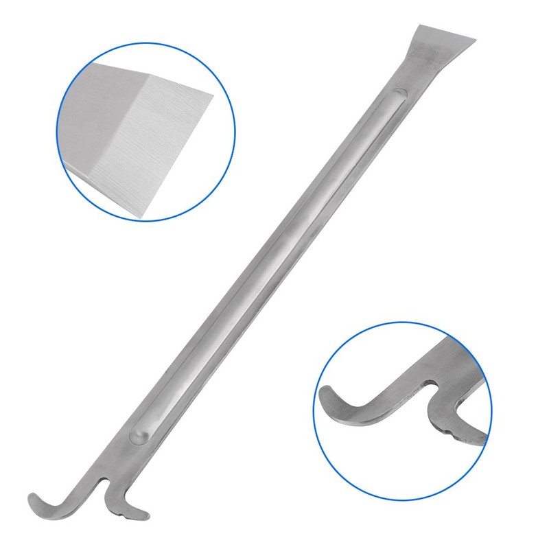 Cunyuer Hive Tool, Beekeeping Supplies, 390mm Stainless Steel Extra Long