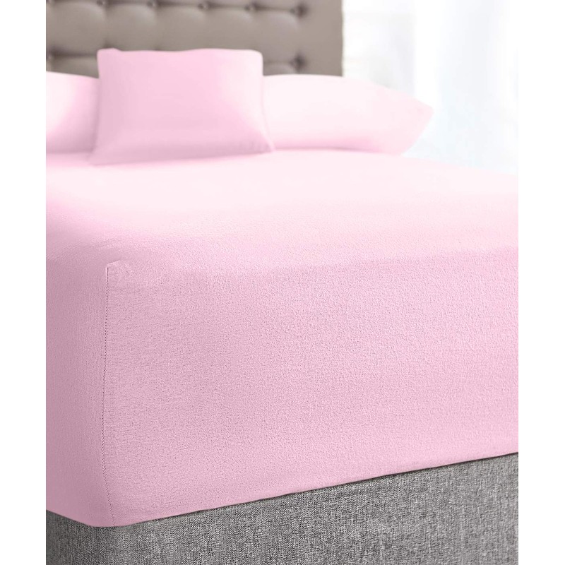 Velosso Super Soft Terry Towelling Stretch Fitted Sheet Mattress Protection