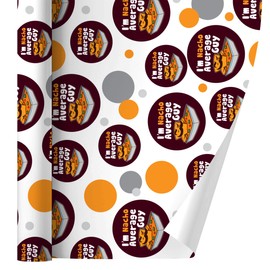 GRAPHICS & MORE I'm Nacho Average Guy Chip with Mustache Funny Gift Wrap Wrapping Paper Roll