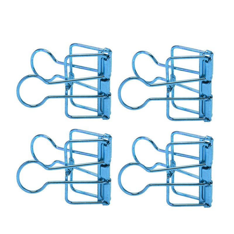 50Pcs Hollow Binder Clips Metal Paper Binder Clips for Documents